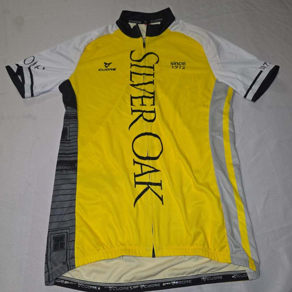 Cuore Silver Oak Twomey Since 1972 Cycling Jersey Full Zip Men's XL